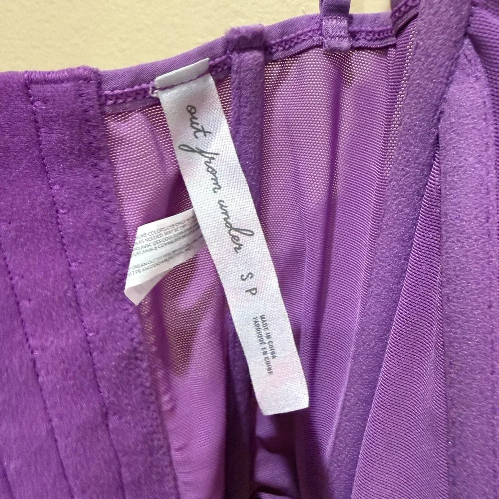 Urban Outfitters Lavender Lace Corset Crop Top - Picture 6 of 6